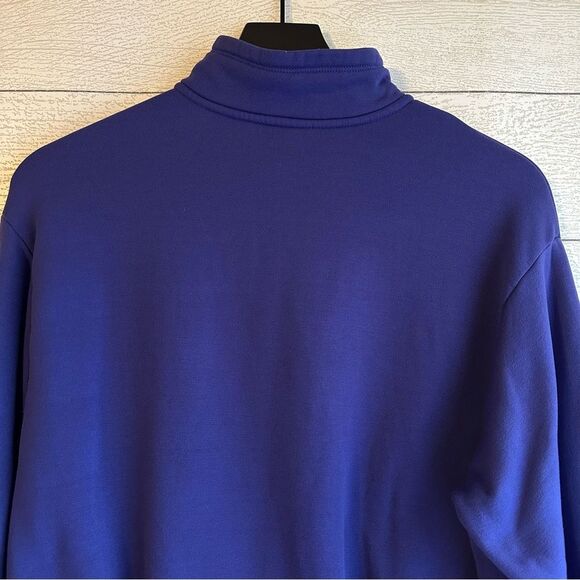 Athleta Altitude Polartec Half-Zip Sweatshirt Noble Blue M - Picture 11 of 12